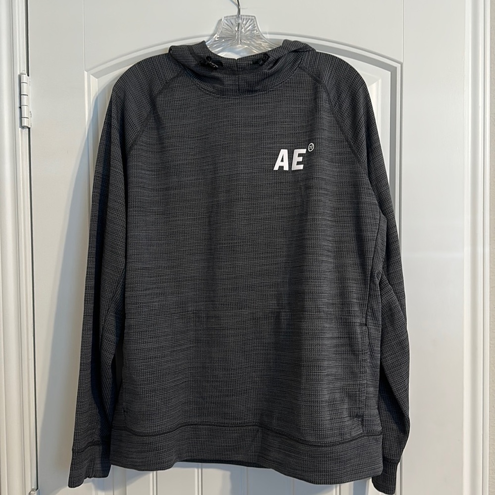 American Eagle Flex Sweatshirt Hoodie - Gray, Large
